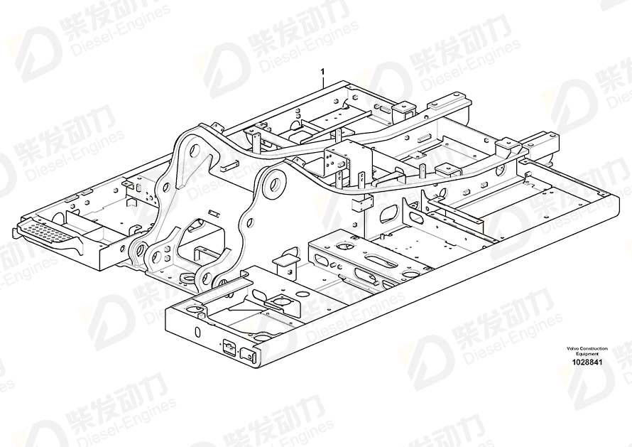 VOLVO Frame 14569743 Drawing