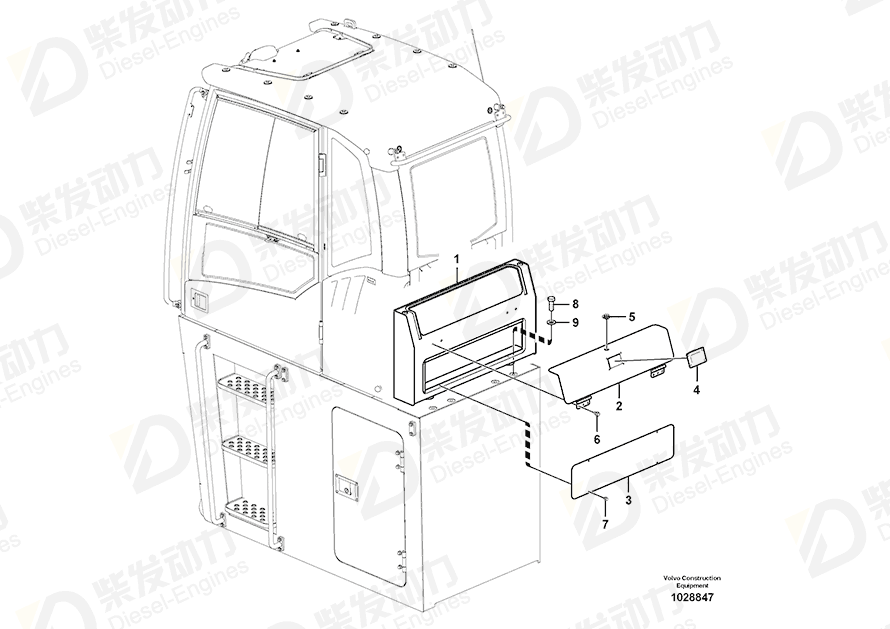 VOLVO Box 14542831 Drawing