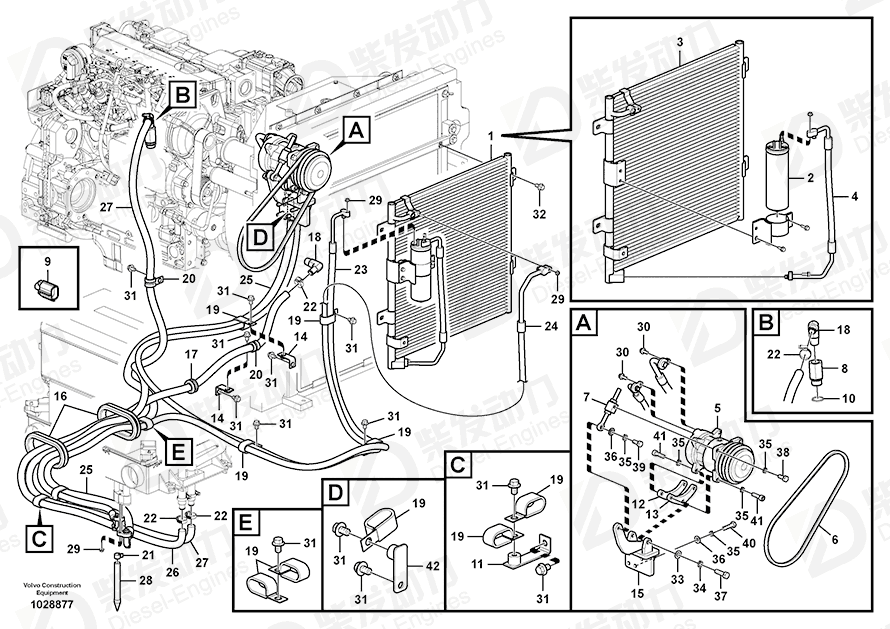 VOLVO Bracket 14529393 Drawing