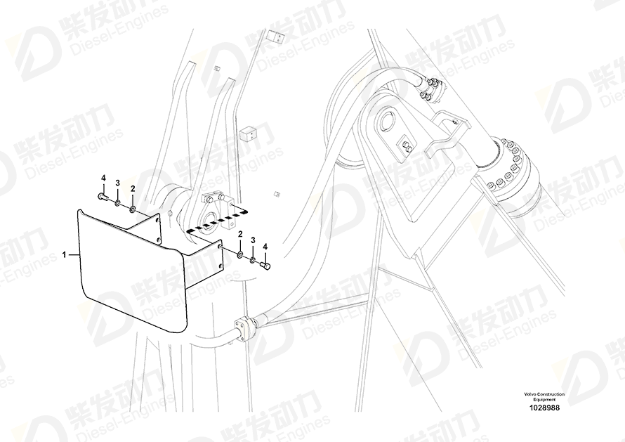 VOLVO Guard 14573504 Drawing