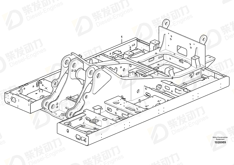VOLVO Frame 14571350 Drawing