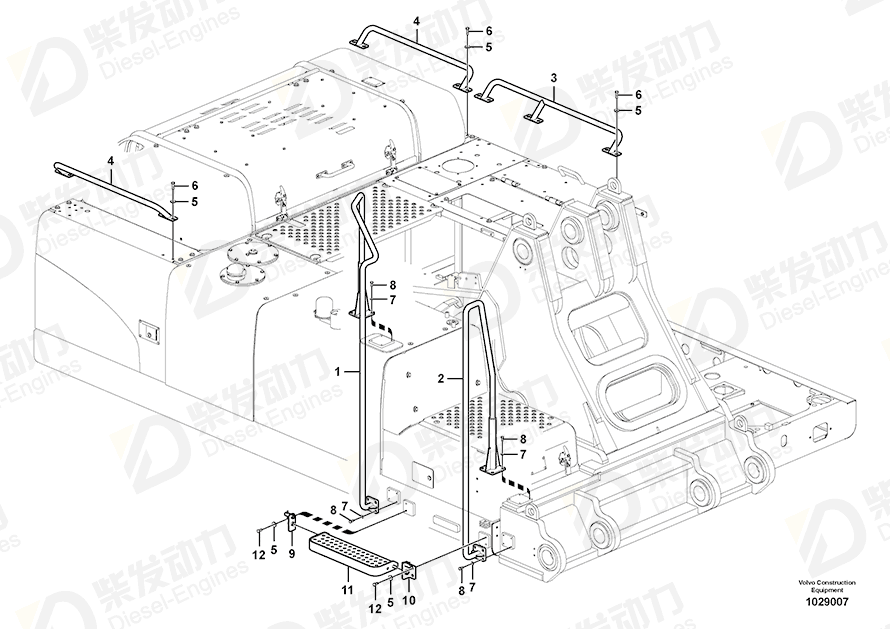 VOLVO Step 14545731 Drawing