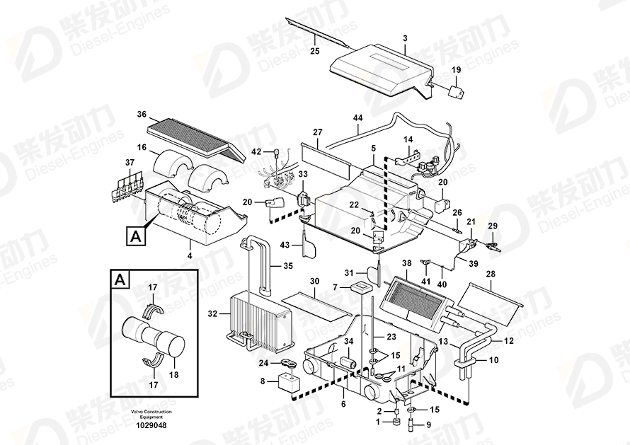 VOLVO Support 14509358 Drawing