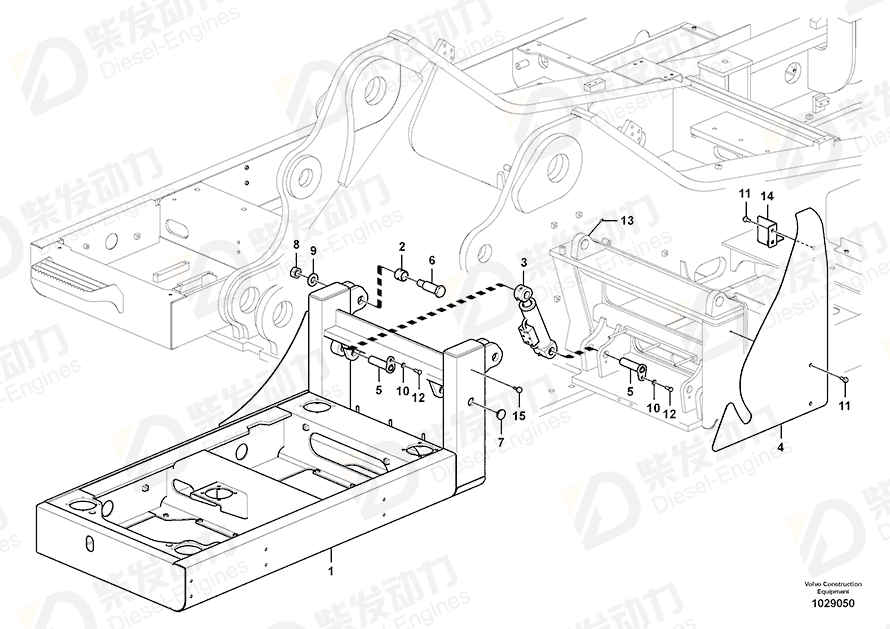 VOLVO Bushing 14357443 Drawing