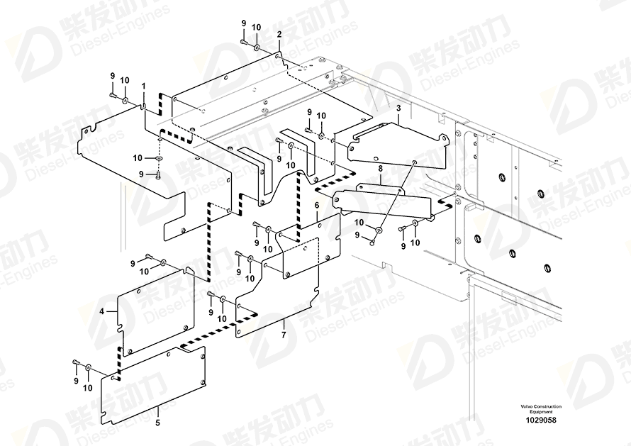 VOLVO Cover 14523994 Drawing