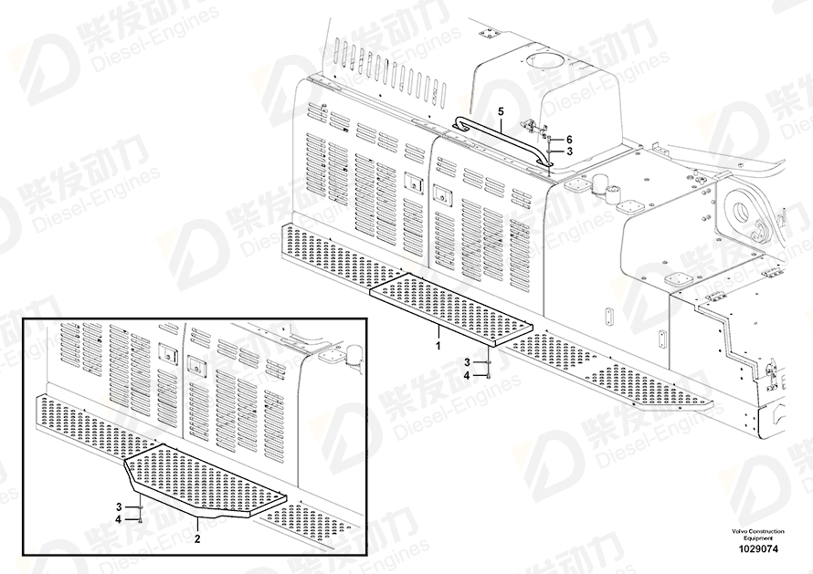 VOLVO Walk Way 14553329 Drawing