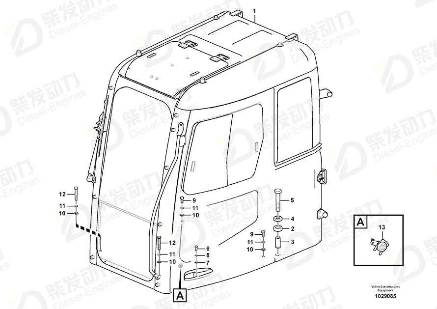 VOLVO Sealing 11204294 Drawing