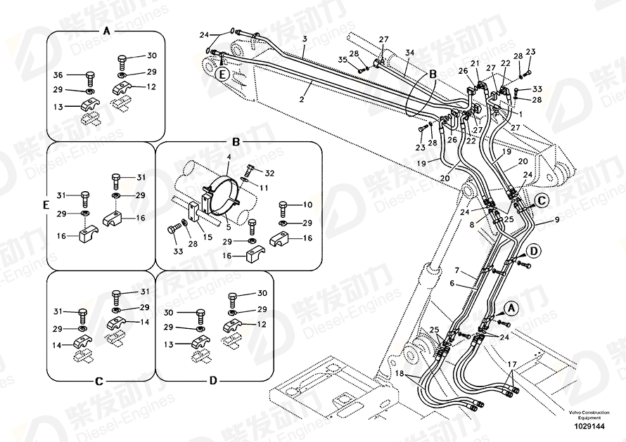 VOLVO Hexagon screw SA9011-21615 Drawing