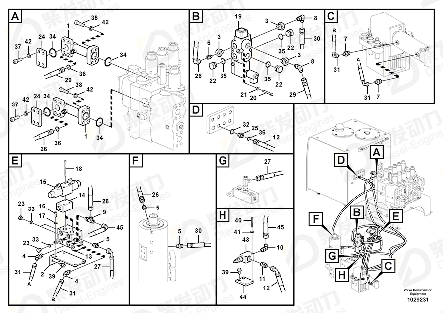 VOLVO Hexagon screw 992554 Drawing