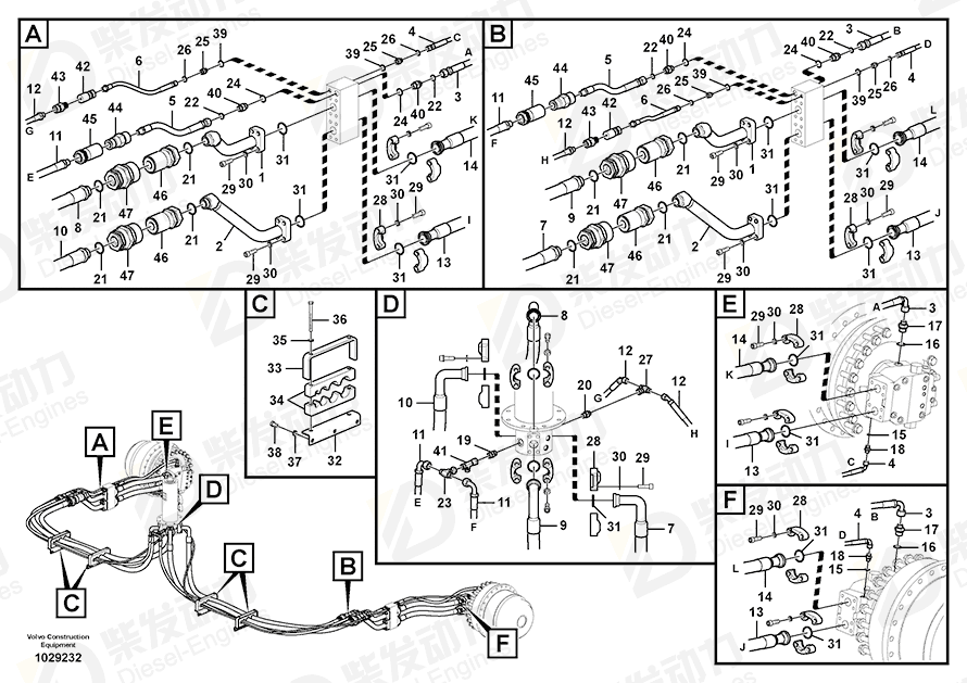 VOLVO Gasket SA9426-20100 Drawing