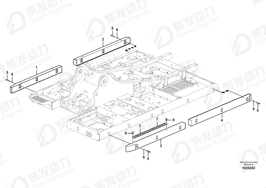 VOLVO Support 14557902 Drawing