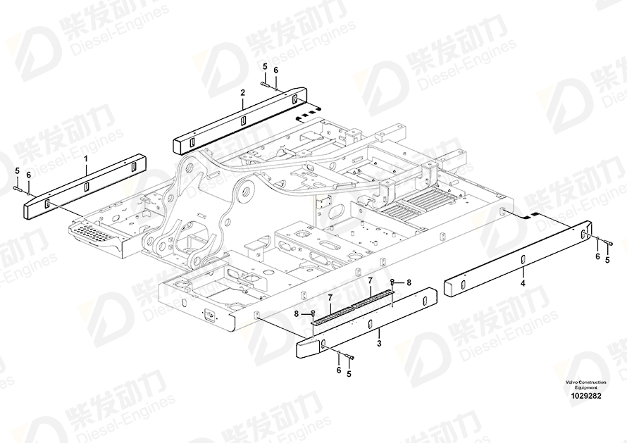 VOLVO Support 14562079 Drawing