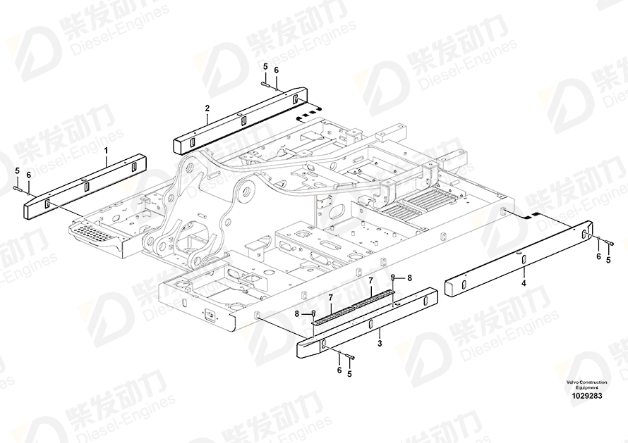 VOLVO Support 14560972 Drawing