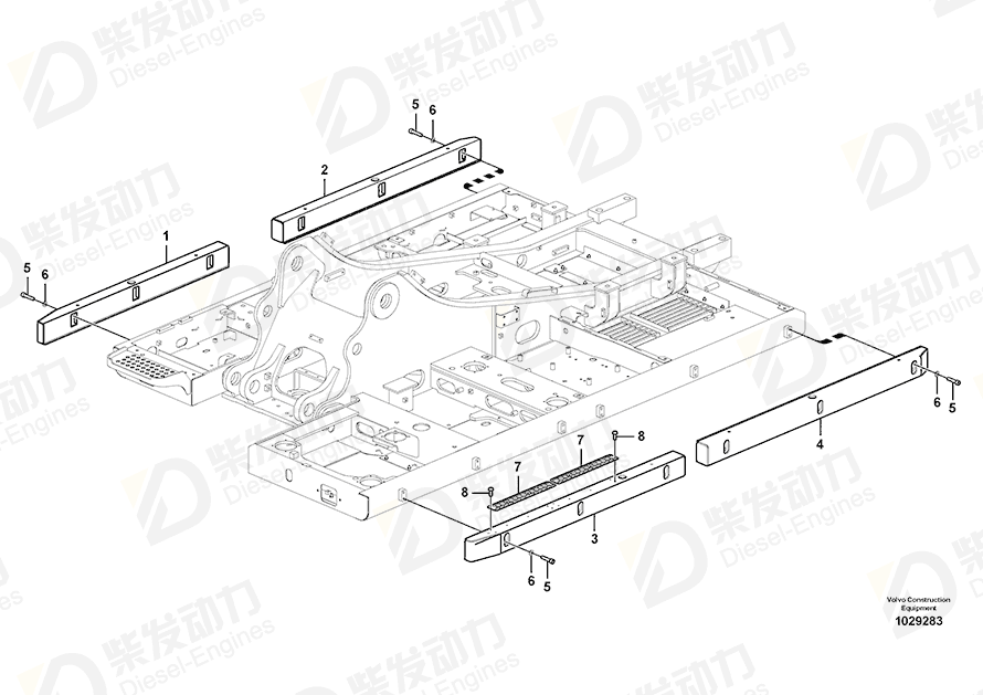 VOLVO Support 14560969 Drawing