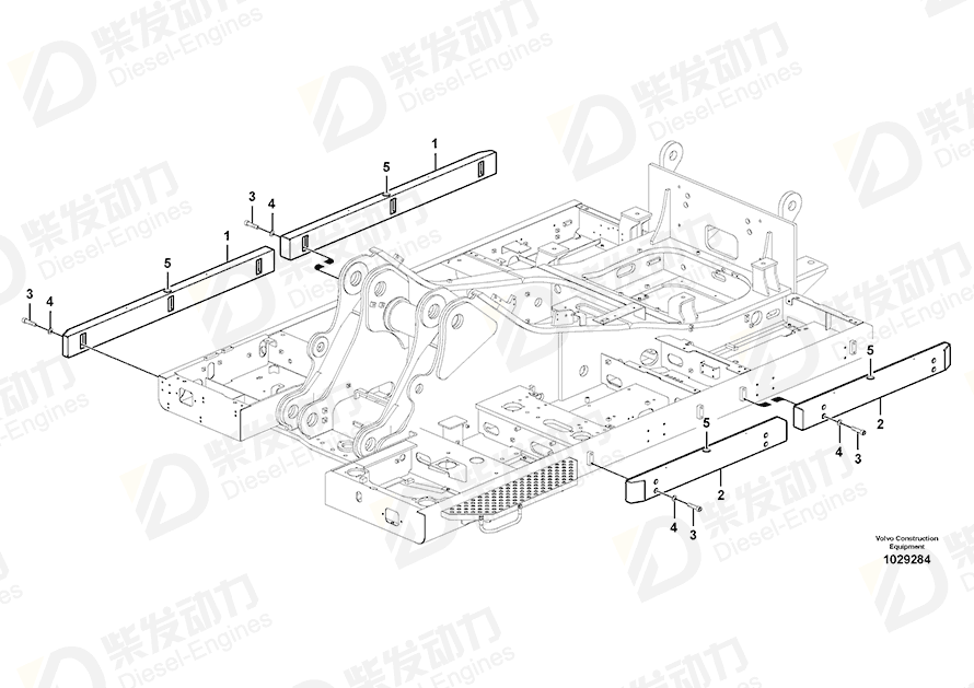 VOLVO Support 14548584 Drawing