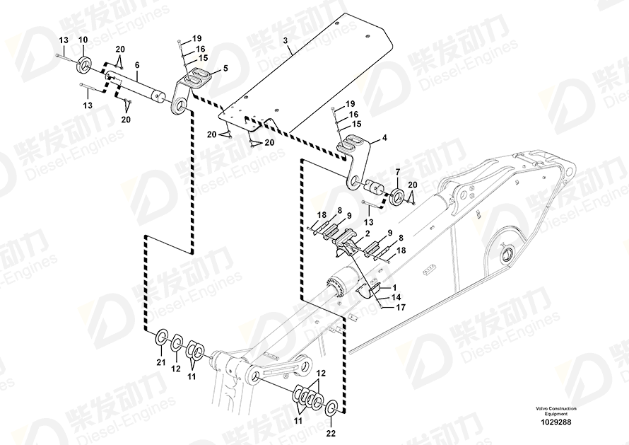 VOLVO Clamp 14569323 Drawing