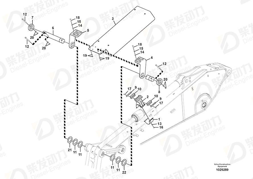 VOLVO Clamp 14569327 Drawing