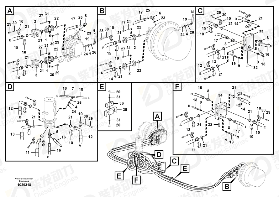 VOLVO Block 14591527 Drawing