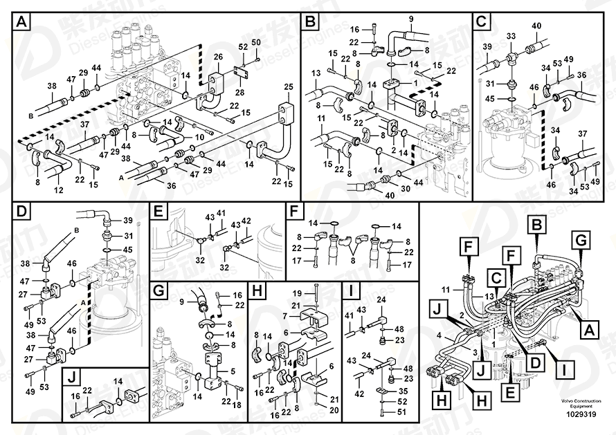 VOLVO Connector SA9412-11210 Drawing