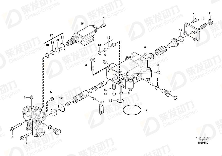 VOLVO Bolt SA8230-25840 Drawing