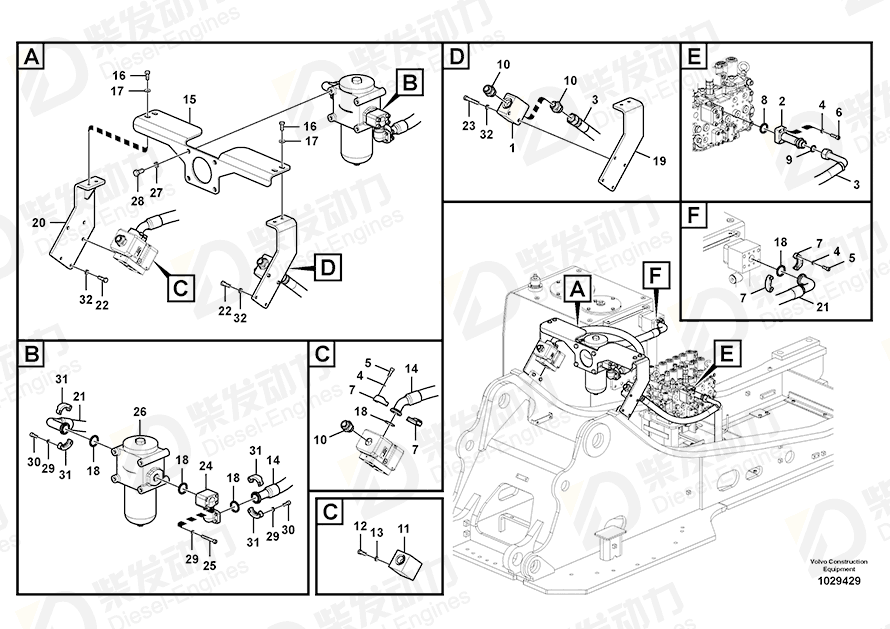 VOLVO Block 14534512 Drawing