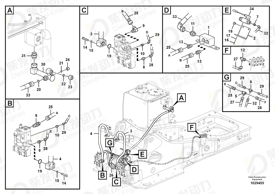 VOLVO Block 14573689 Drawing