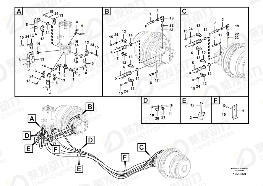 VOLVO Connector SA9412-22220 Drawing