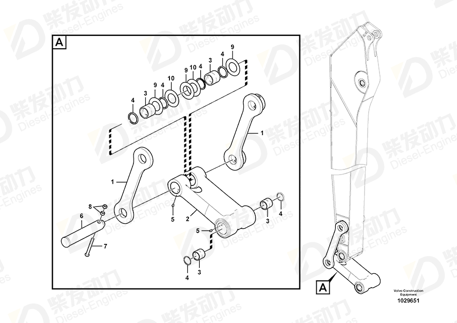 VOLVO Pin 14541660 Drawing
