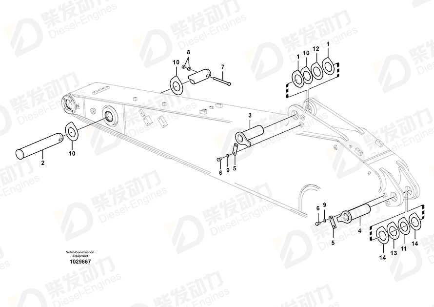 VOLVO HEXAGON SCREW SA9011-22029 Drawing