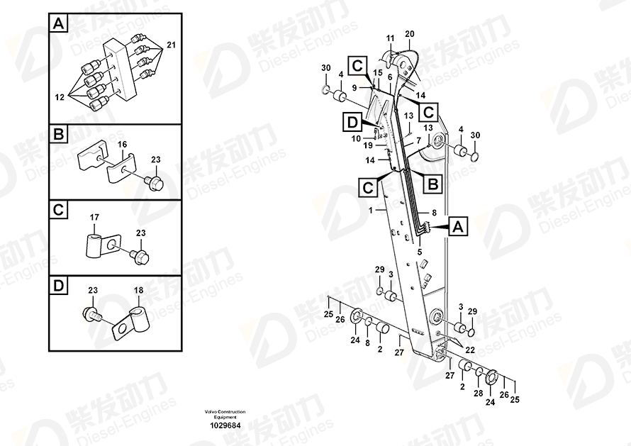 VOLVO Lubricating nipple 914169 Drawing