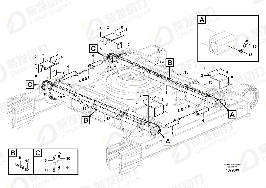 VOLVO Cover 14598779 Drawing