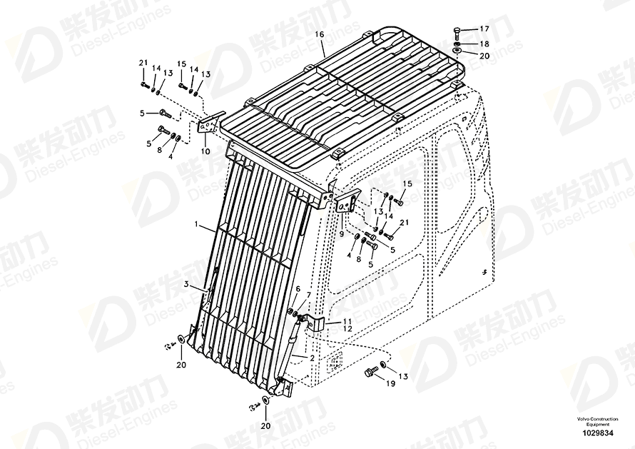 VOLVO Guard 14514163 Drawing