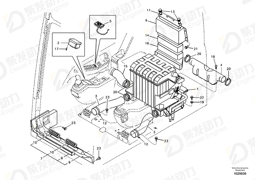 VOLVO Filter 14503269 Drawing