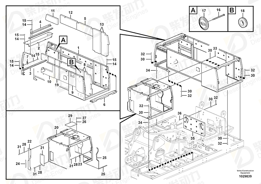 VOLVO Cover 14526437 Drawing