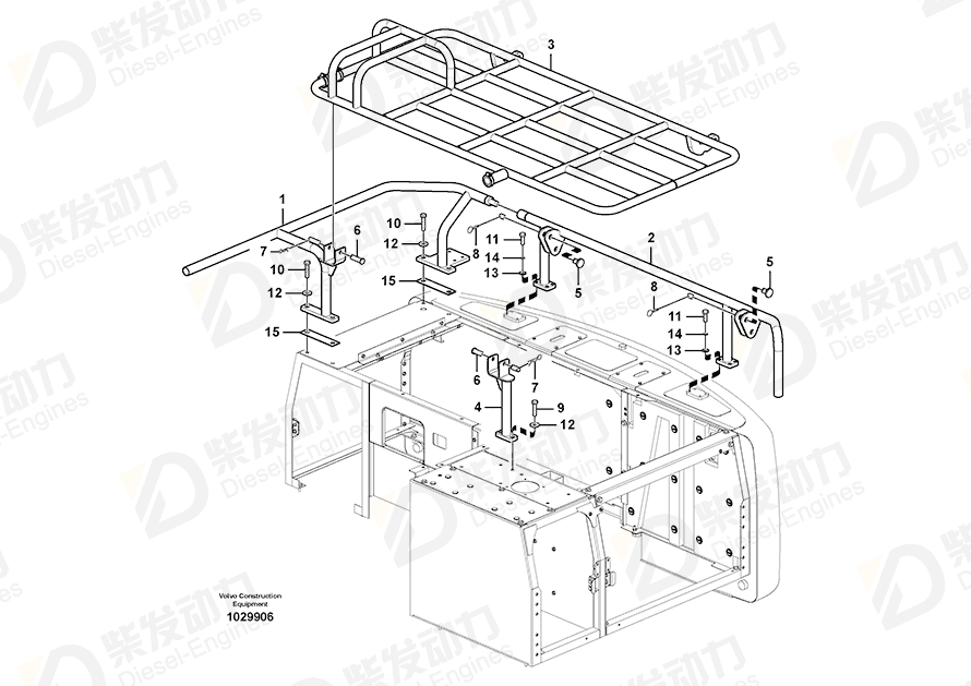 VOLVO Clevis pin SA9321-21653 Drawing