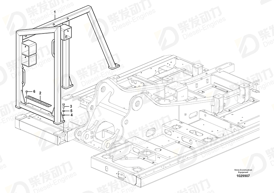 VOLVO Guard 14571343 Drawing