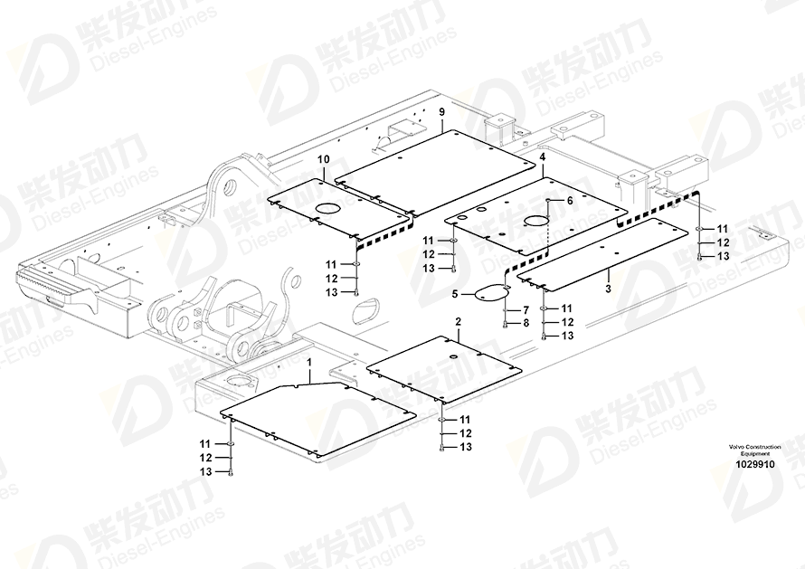 VOLVO Cover 14585649 Drawing