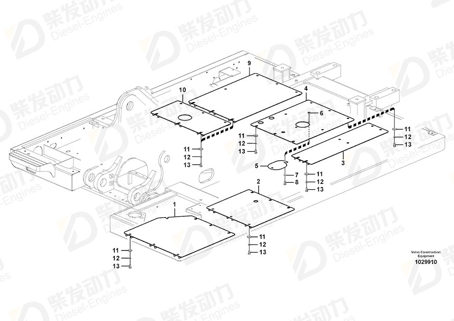 VOLVO Cover 14607565 Drawing