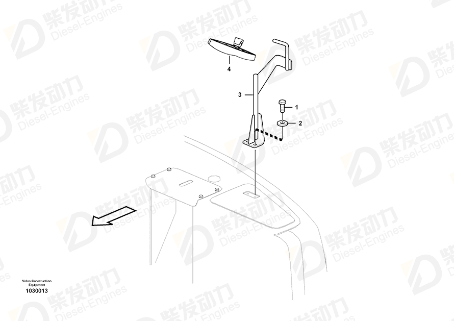 VOLVO Cover 14644657 Drawing