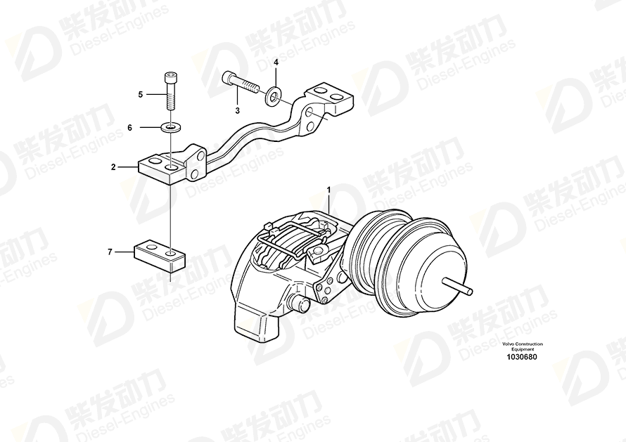 VOLVO Hexagon screw 977180 Drawing VOLVO Hexagon screw 977180 Drawing