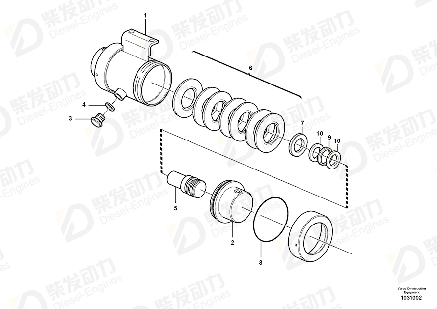 VOLVO Sealing 11121464 Drawing