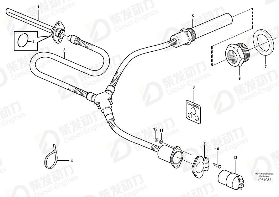 VOLVO Decal 11078334 Drawing