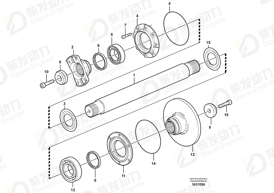 VOLVO O-ring 11113069 Drawing