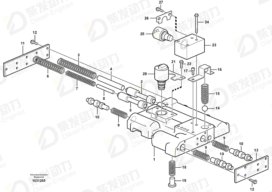 VOLVO Retainer 11418964 Drawing