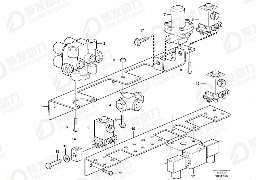 VOLVO Plate 11193722 Drawing
