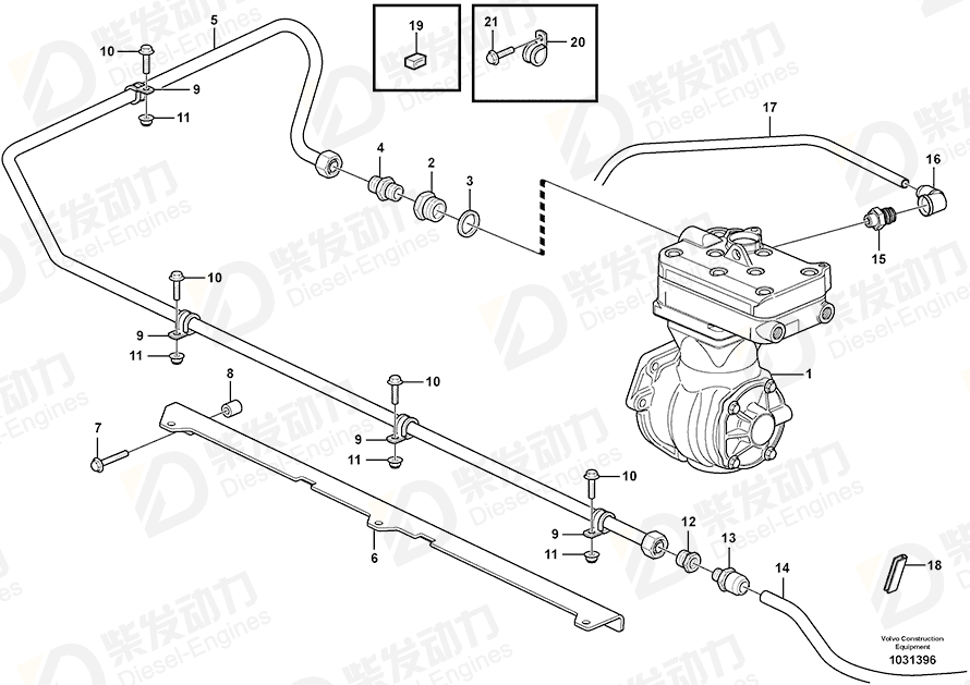 VOLVO Nipple 992381 Drawing