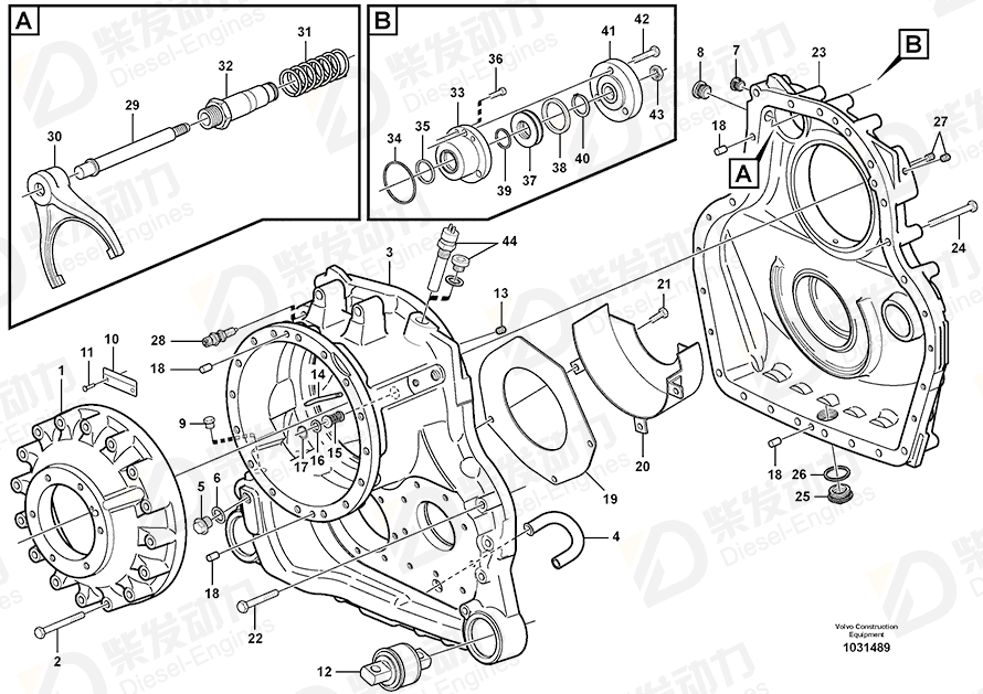 VOLVO Part Plate 11144111 Drawing