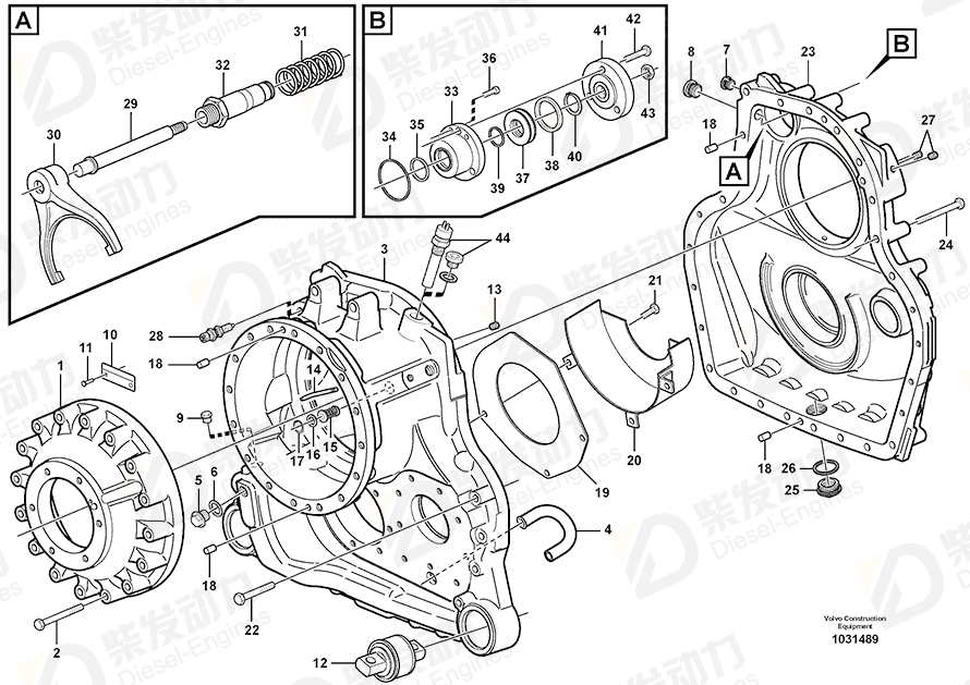 VOLVO Lock nut 984402 Drawing