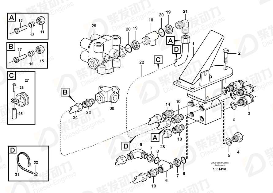 VOLVO Nipple 966416 Drawing