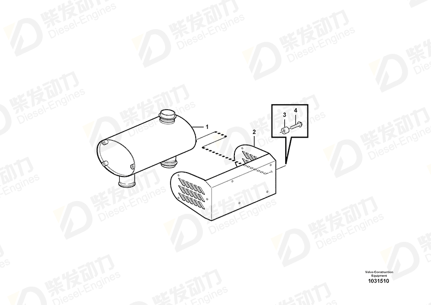 VOLVO Bracket 11191262 Drawing